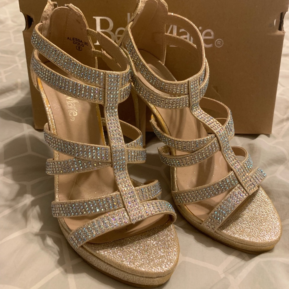 Gold heels